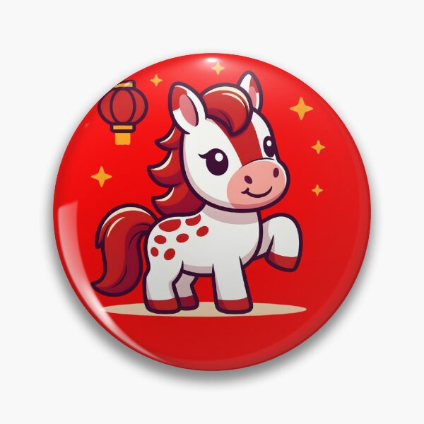 Artikelvorschau, Frohes Chinesisches Neujahr 2026! Süßes Pferd entworfen und verkauft von GrumpySableye.