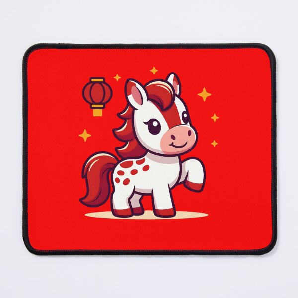 Item preview, Happy Chinese New Year 2026 Cute Horse designed and sold by GrumpySableye.