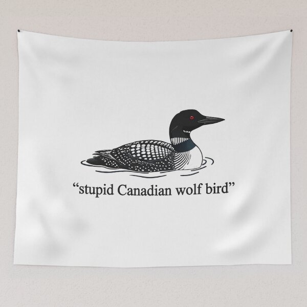 Item preview, Stupid Canadian Wolf Bird, Loon Lover, Canadian Wildlife - Heated Rivalry  designed and sold by rexedmee8.