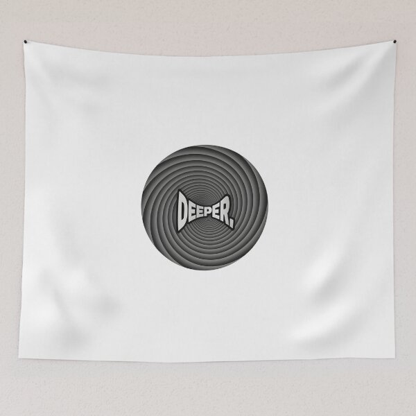 Item preview, Deeper Optical Illusion - Hypnotic Black & White Spiral Vortex designed and sold by Latikshop.