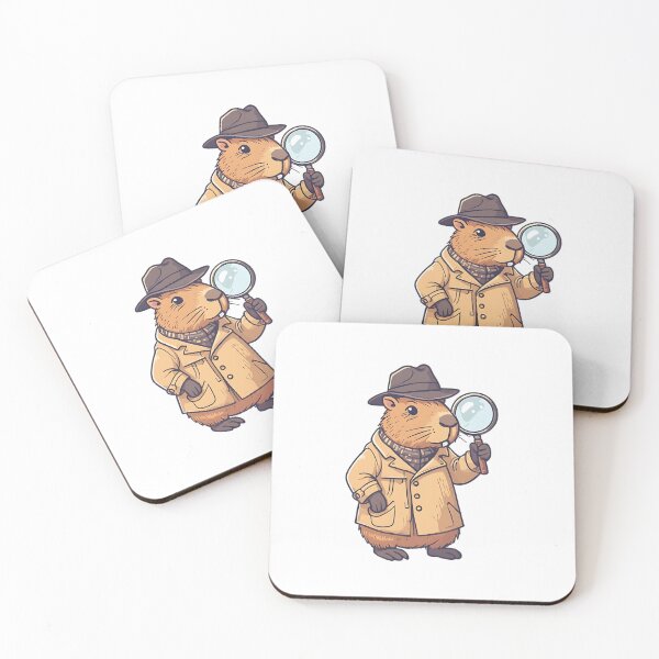Item preview, Capybara Detective - Inspector Cappy designed and sold by iwzzuel.