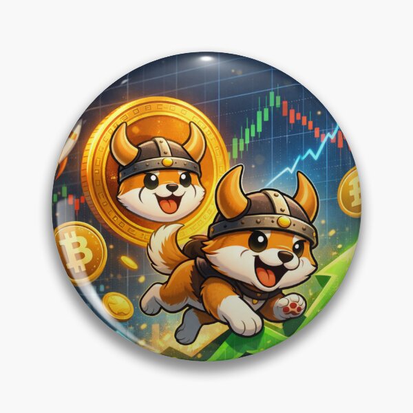 Item preview, $FLOKI crypto coin designed and sold by mikistudio.