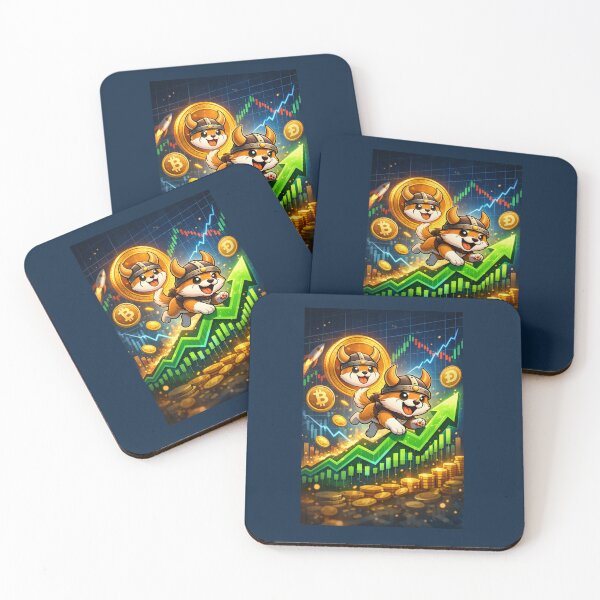 Item preview, $FLOKI crypto coin designed and sold by mikistudio.