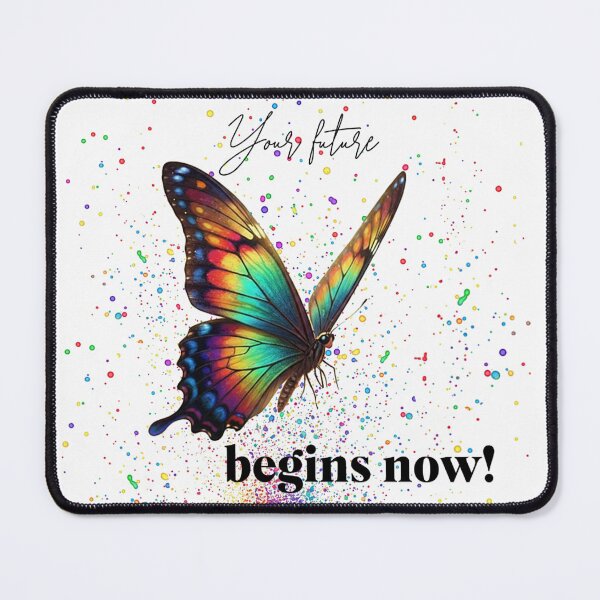 Item preview, beautiful butterfly, multicolored, Your future begins now! designed and sold by wizard-work.
