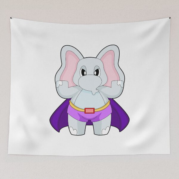 Item preview, Elephant Superhero Cape designed and sold by Snabdesign84.