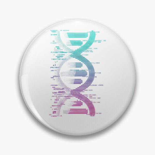 Item preview, Glitch DNA Helix - Cyberpunk Digital Genetic Code Art designed and sold by Latikshop.