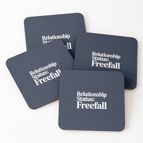 Item preview, Relationship Status: Freefall, Skydiving Couple Adventure Quote designed and sold by Vintage Shapes.