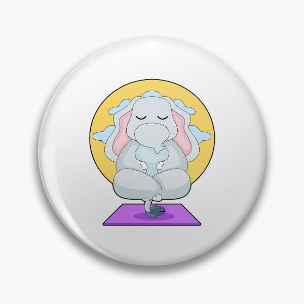 Item preview, Elephant Yoga Fitness Meditation designed and sold by Snabdesign84.