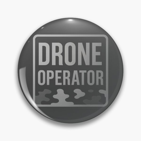 Item preview, Battlefield Game Inspired Drone Operator Camo Badge designed and sold by Sellcooldesigns.