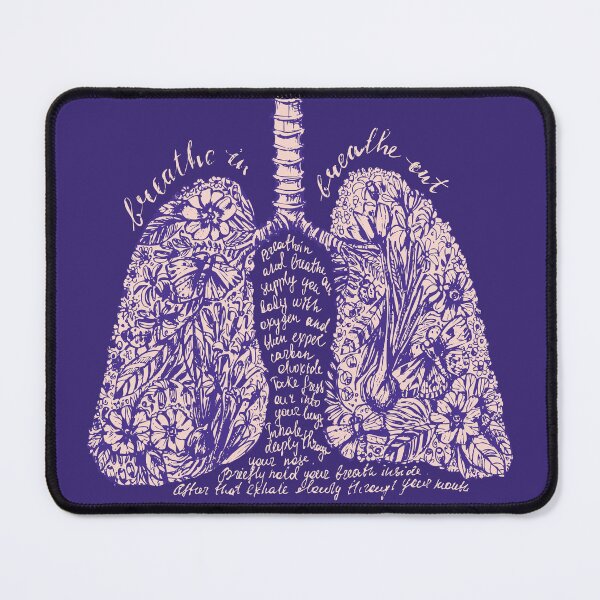 Item preview, Decorative floral lungs anatomy designed and sold by bokasin.