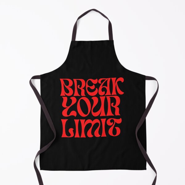 Item preview, Break Your Limit - Retro Wavy Red Typography Motivational Quote designed and sold by Latikshop.
