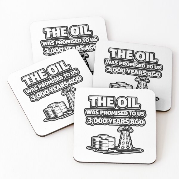 Item preview, The Oil Was Promised to Us 3,000 Years Ago – Bold Statement Graphic designed and sold by Purdiole-art.