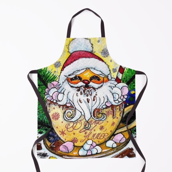 Item preview, Santa Claus and hot chocolate designed and sold by LoupAnge51.