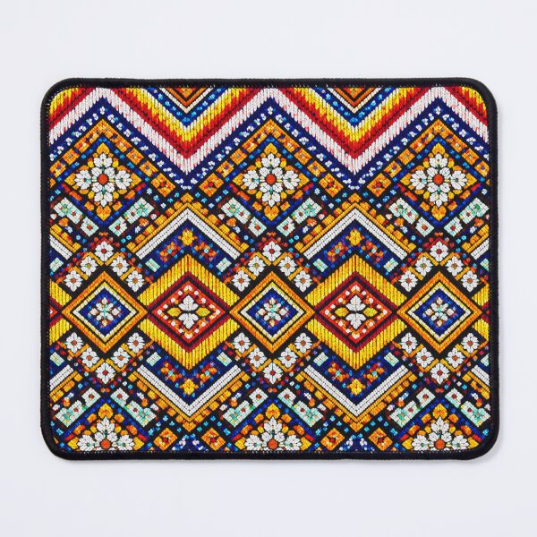 Item preview, Colorful Tribal Beadwork Geometric Seamless Pattern designed and sold by Sksticker991.