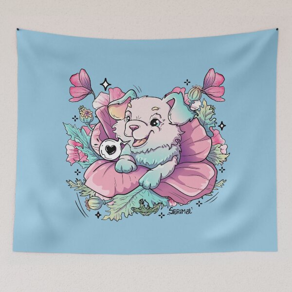 Item preview, Paw-py - poppy puppy pun designed and sold by SPIRIMAL.