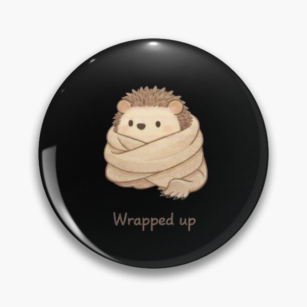 Item preview, Wrapped Up – Cute Hedgehog Cozy Illustration designed and sold by TTStudio.
