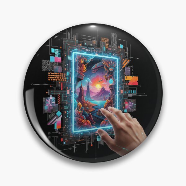 Item preview, Touch the Infinite: A Portal to Cyber-Reality designed and sold by MartinxMarie.
