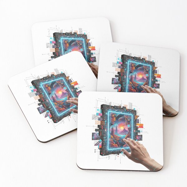 Item preview, Touch the Infinite: A Portal to Cyber-Reality designed and sold by MartinxMarie.