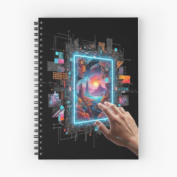 Item preview, Touch the Infinite: A Portal to Cyber-Reality designed and sold by MartinxMarie.