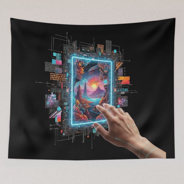 Item preview, Touch the Infinite: A Portal to Cyber-Reality designed and sold by MartinxMarie.