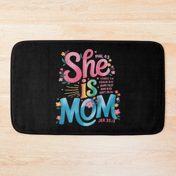 Item preview, She Is Mom Christian Mother's Day Jesus Mama Religious Women  designed and sold by MarryIsMonth.