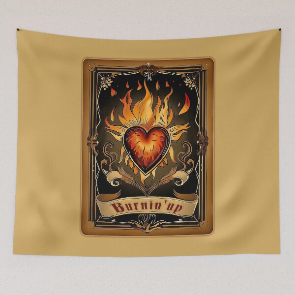 Item preview, Burnin' Up Heart Art designed and sold by PetsArt.