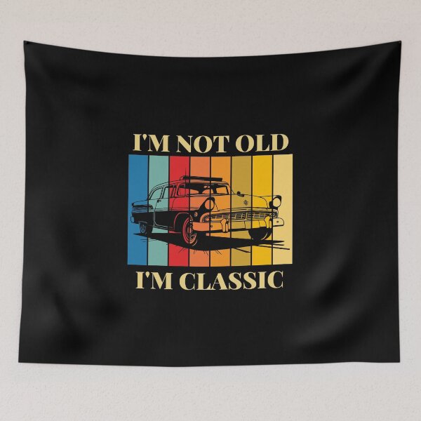 Item preview, I'm Not Old I'm Classic - Funny Retro Vintage Car Dad Gift designed and sold by Latikshop.