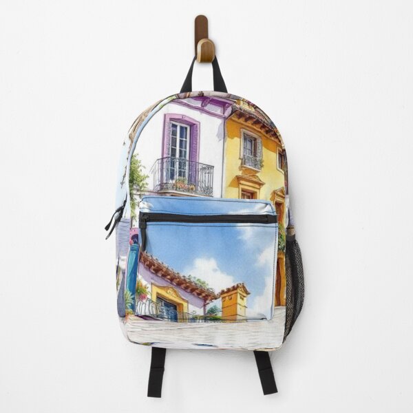 Item preview, Colorful houses (Santiago de Compostela) designed and sold by jefboutique6150.