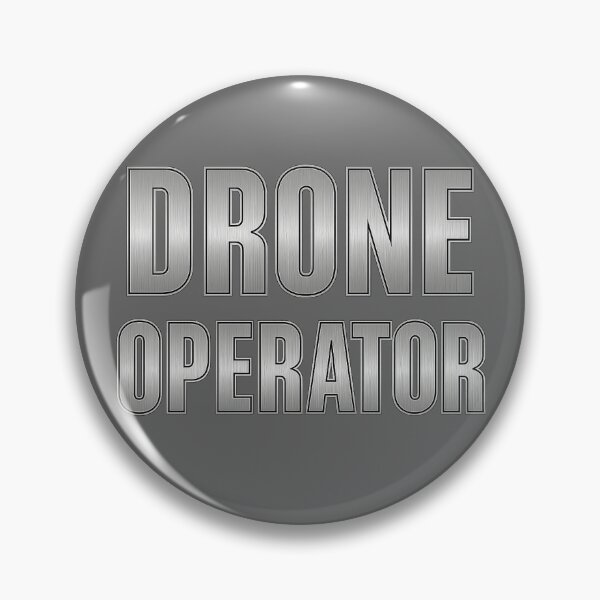 Item preview, Battlefield Game Inspired Drone Operator Metallic Slogan designed and sold by Sellcooldesigns.