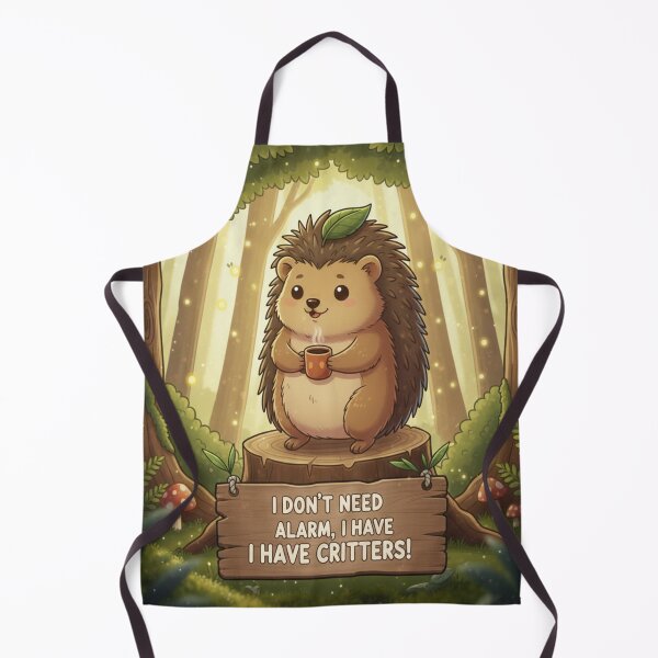 Item preview, Hedgehog Powered Alarm Clock designed and sold by JustSketchs.