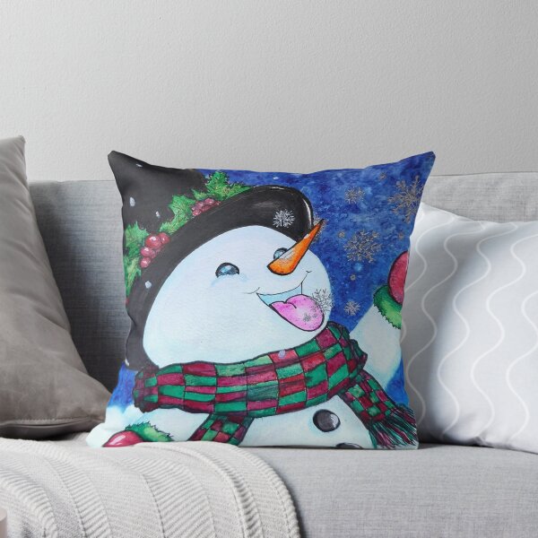 Item preview, Snowman under the snowflakes designed and sold by LoupAnge51.