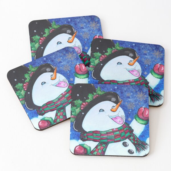 Item preview, Snowman under the snowflakes designed and sold by LoupAnge51.