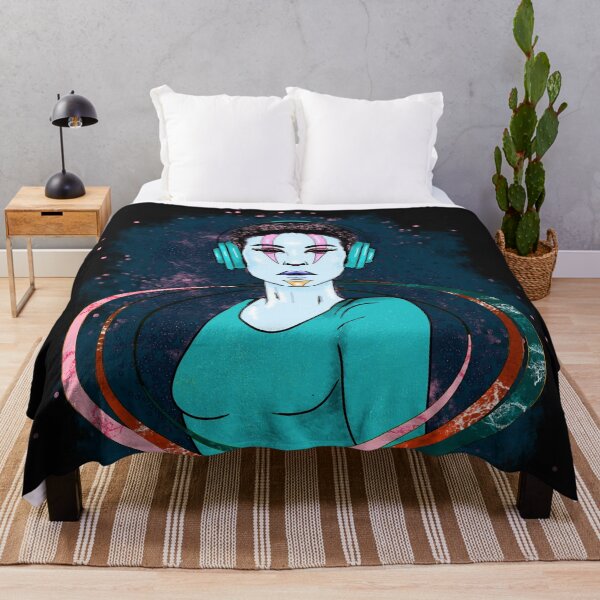 Item preview, Wandering Space Nomad Cosmic Traveler Portrait designed and sold by Kyradem.