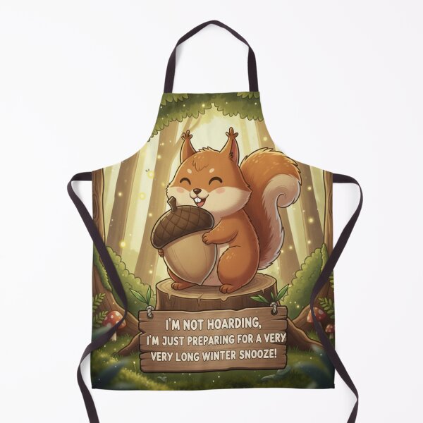 Item preview, Not Hoarding Just Hibernate Squirrel designed and sold by JustSketchs.