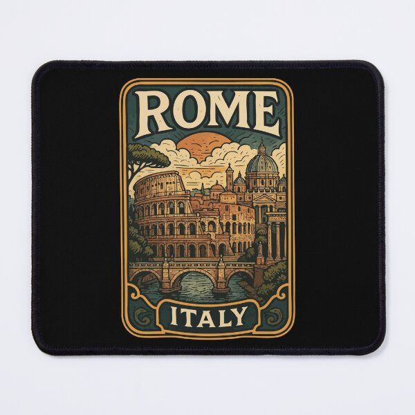 Item preview, Rome Italy Retro Vintage Travel designed and sold by TomFrontierArt.