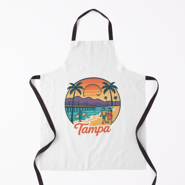 Item preview, Retro Vintage Coastal Design: Tampa Florida Beach designed and sold by CircinusStore.