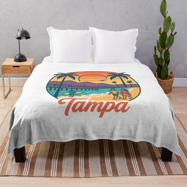 Item preview, Retro Vintage Coastal Design: Tampa Florida Beach designed and sold by CircinusStore.
