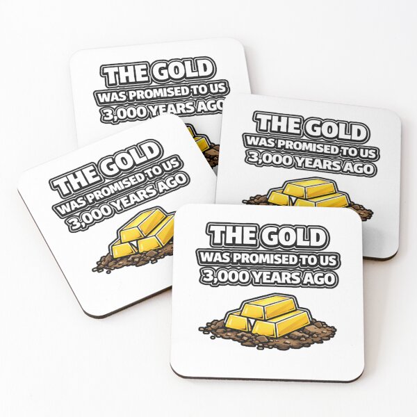 Item preview, The Gold Was Promised to Us 3,000 Years Ago – Bold Statement Graphic designed and sold by Purdiole-art.