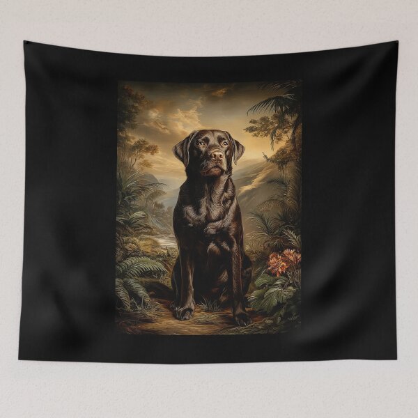 Item preview, Chocolate Labrador Retriever Portrait in Nature designed and sold by PetsArt.