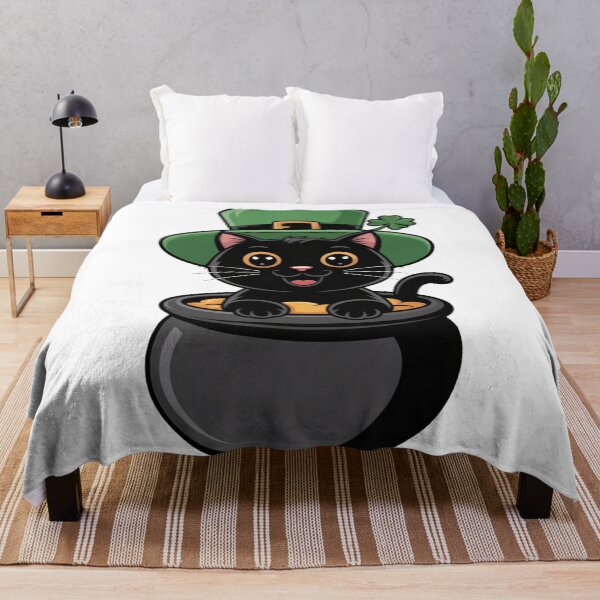 Item preview, Classic St. Patrick's Day Cat with Shamrock designed and sold by Mr-wow.