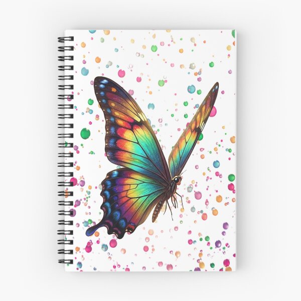 Item preview, Beautiful butterfly with multicolored drops, white background designed and sold by wizard-work.