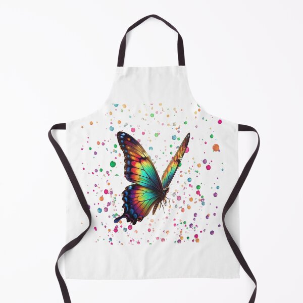 Item preview, Beautiful butterfly with multicolored drops, white background designed and sold by wizard-work.