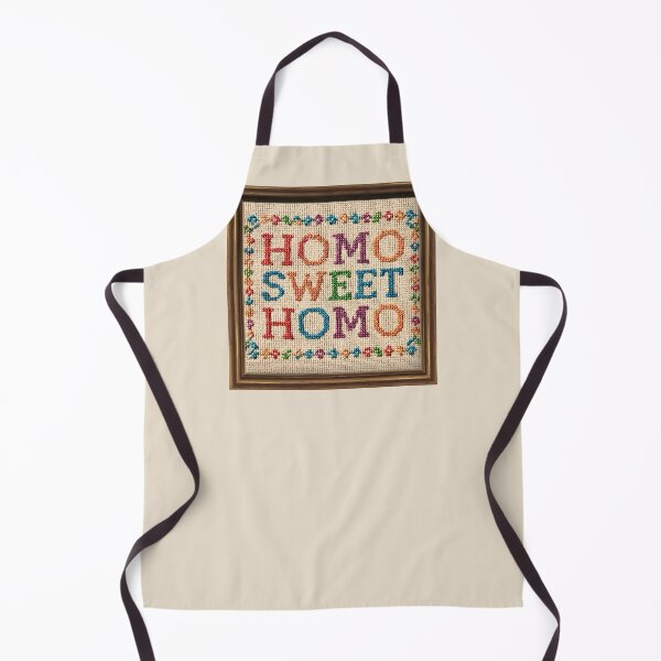 Item preview, Cross Stitch Homo Sweet Homo Gay Pride Frame designed and sold by TackyTime.