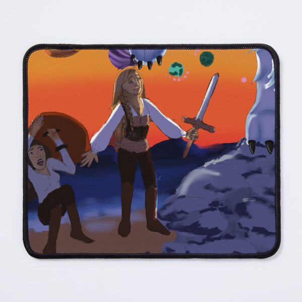 Item preview, Cosmic Stand – Fantasy Warrior Illustration designed and sold by StudioSamanthaa.