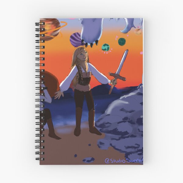 Item preview, Cosmic Stand – Fantasy Warrior Illustration designed and sold by StudioSamanthaa.