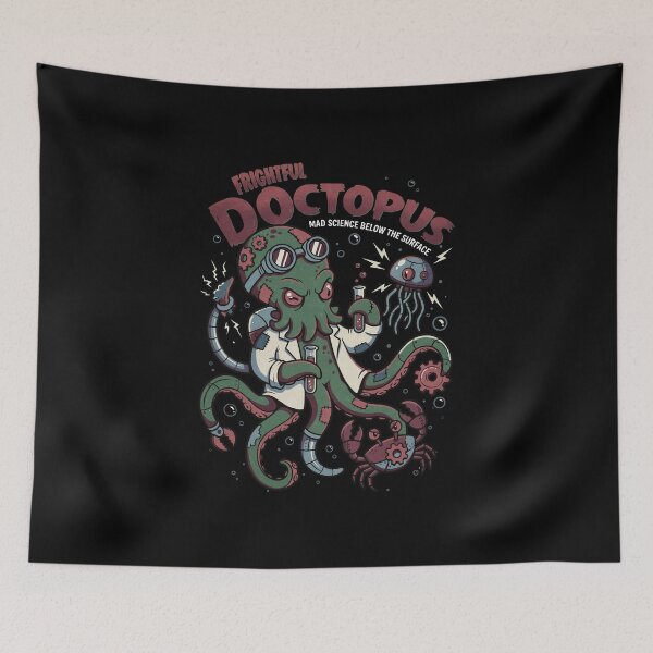 Item preview, Frightful Doctopus Mad Scientist Octopus Steampunk designed and sold by tollaru.