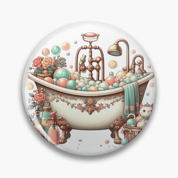 Item preview, lovely vintage bath with bubbles designed and sold by nicnacc.