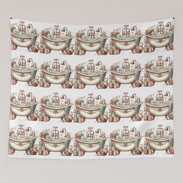 Item preview, lovely vintage bath with bubbles designed and sold by nicnacc.