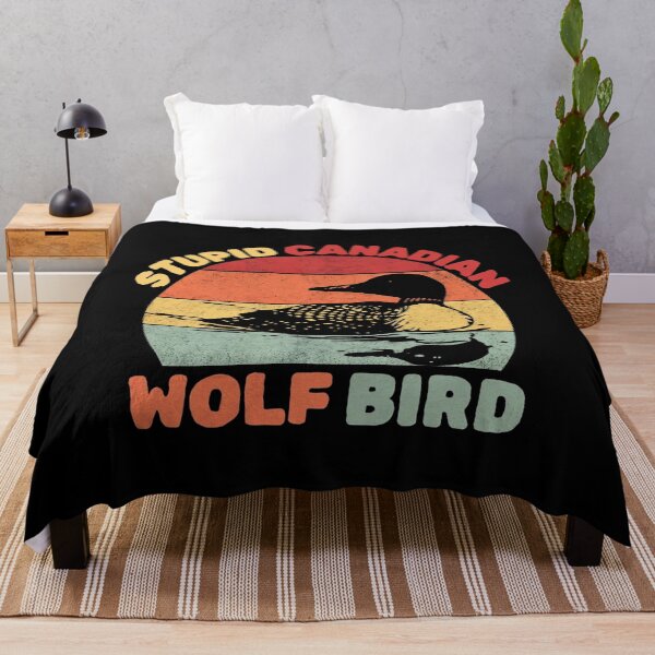 Item preview, Stupid Canadian Wolf Bird, Loon Lover, Canadian Wildlife - Heated Rivalry  designed and sold by rexedmee8.