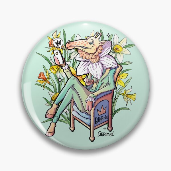 Item preview, Giraffodil - Giraffe daffodil pun designed and sold by SPIRIMAL.